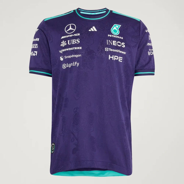Mercedes-AMG PETRONAS F1 x Adidas Authentic Team T-Shirt – Purple, Singapore 2026 Edition