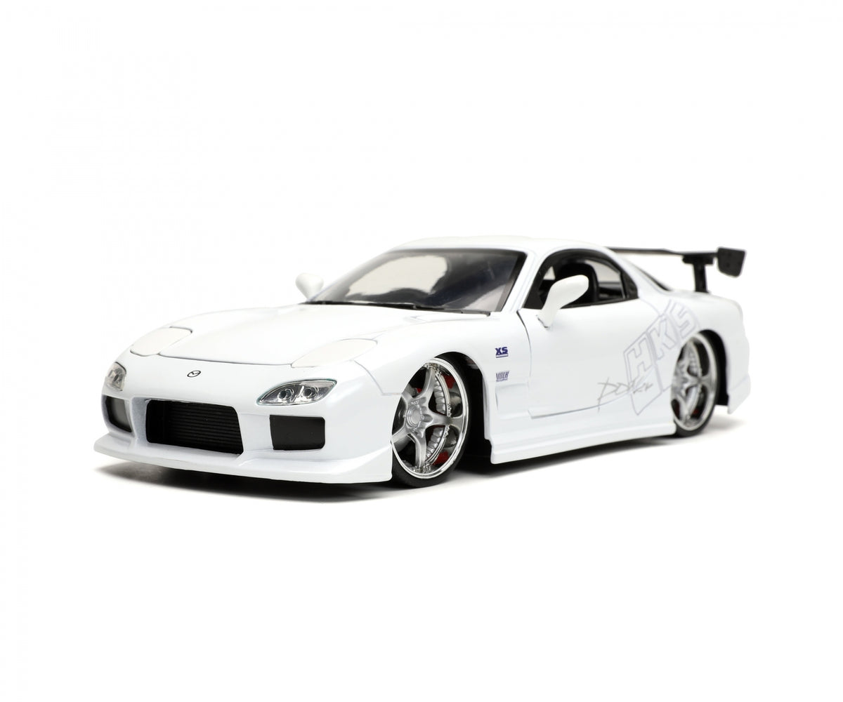 Fast & Furious Mazda RX-7 white model