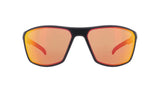 Red Bull Spect Sonnenbrille RAZE schwarz mit orangefarbenen Gläsern