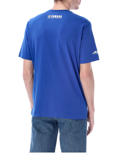 Fabio Quartararo T-Shirt Yamaha MotoGP Logo blau