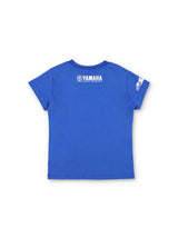 Fabio Quartararo Kinder-T-Shirt Yamaha MotoGP Logo blau