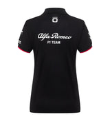 Alfa Romeo F1 Team Damen-Team-Poloshirt schwarz