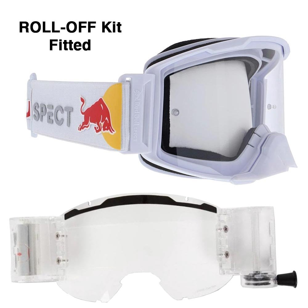 Red Bull Spect STRIVE ROLL-OFF-System mit klarem Glas