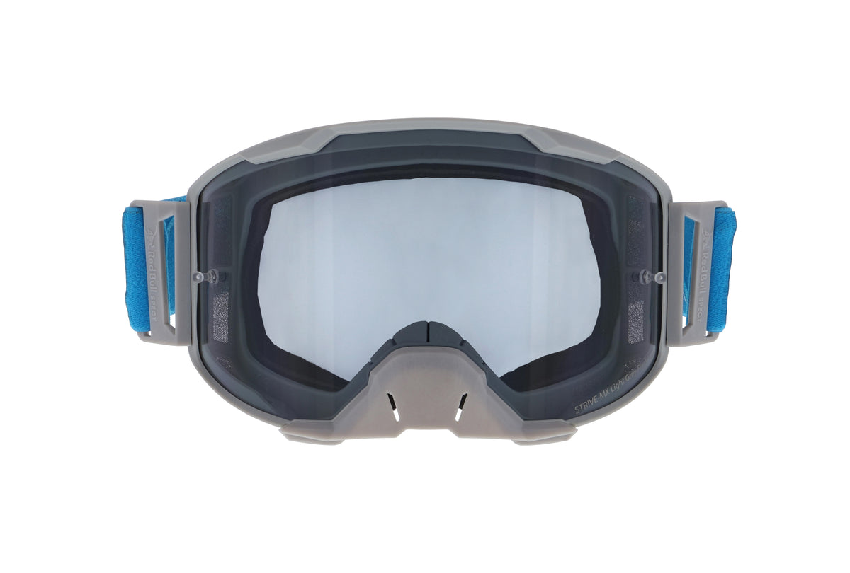 Red Bull Spect STRIVE motocross goggles grey with smoke lens