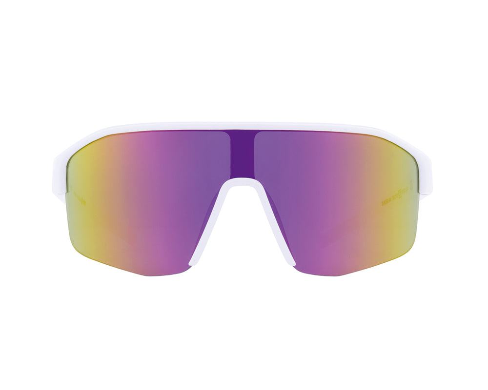 Red Bull Spect DUNDEE sunglasses white with red-yellow lens