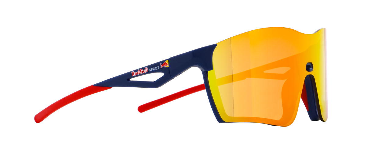Red Bull Spect Sonnenbrille FUSE blau mit verspiegeltem braunem Glas