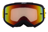 Red Bull Spect Motocrossbrille EVAN schwarz mit rot-gelbem Glas