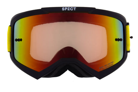 Red Bull Spect EVAN motocross goggles black with red-yellow lens