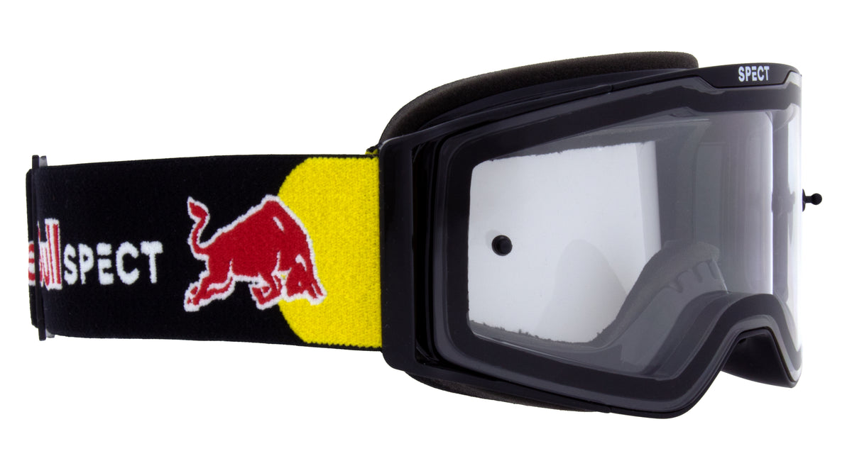 Red Bull Spect Motocrossbrille TORP schwarz mit klarem Glas