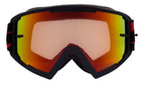 Red Bull Spect Motocrossbrille WHIP schwarz mit rot-gelbem Glas