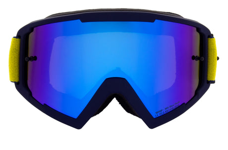 Red Bull Spect WHIP motocross goggles blue with blue lens