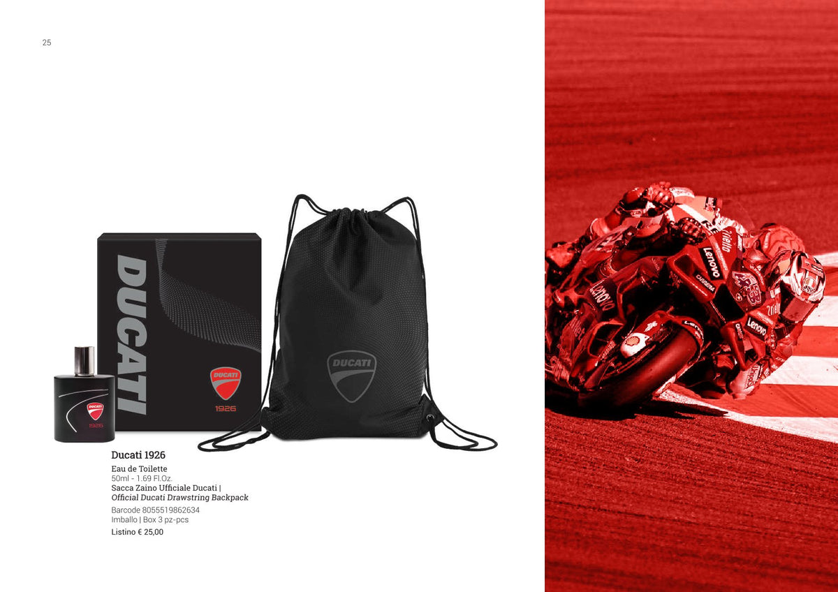 Ducati 1926 Eau de Toilette 50 ml + Sportrucksack