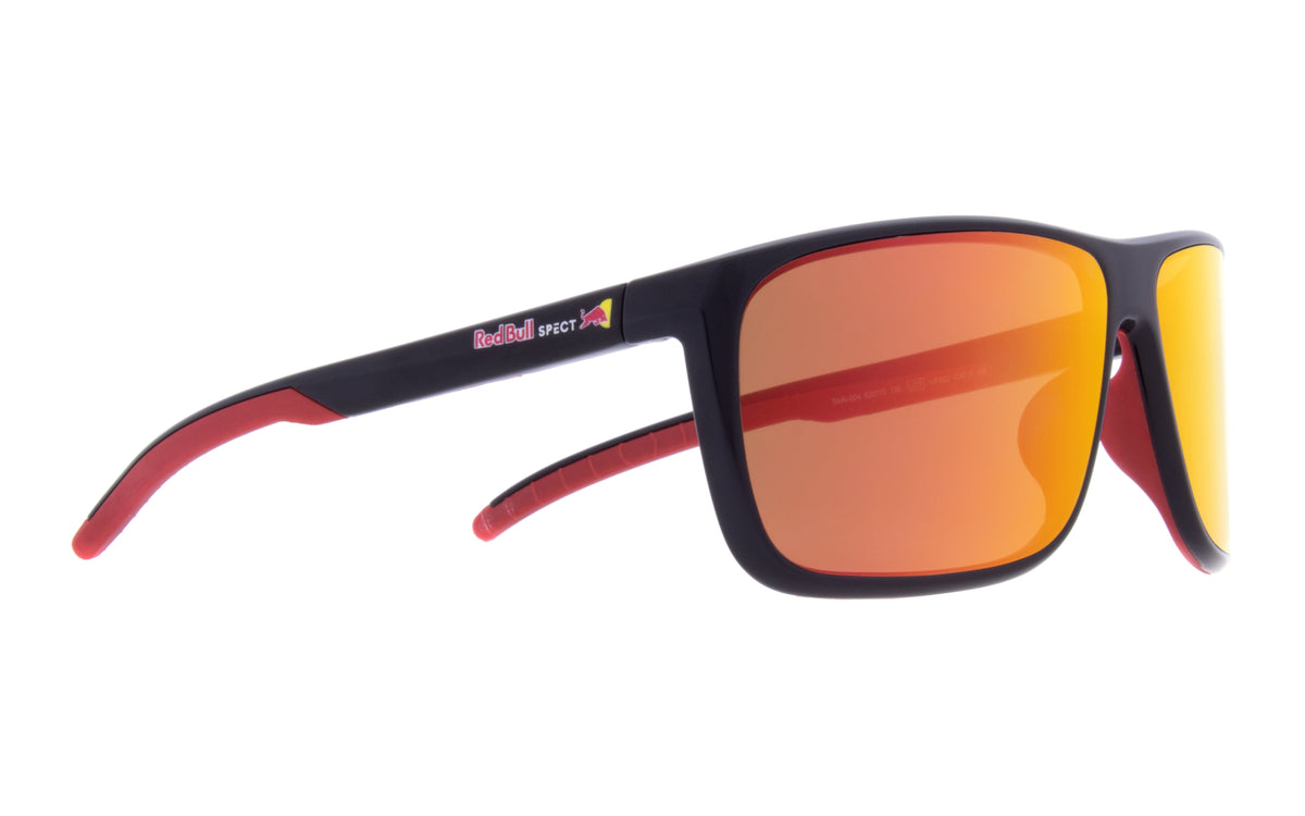 Red Bull Spect TAIN sunglasses black with orange lenses