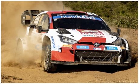 Modell Toyota GR Yaris Rally1, Nr. 69, Rallye-WM, Safari Rally, K. Rovanperä/J. Halttunen, 2022