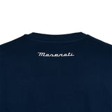 Maserati Herren-T-Shirt mit kleinem Dreizack-Logo