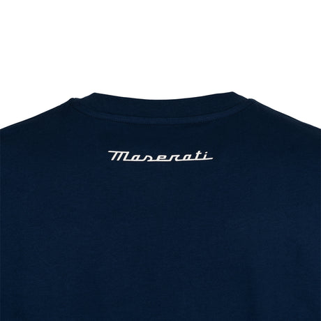 Maserati Herren-T-Shirt mit kleinem Dreizack-Logo