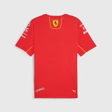Team-T-Shirt Charles Leclerc – Scuderia Ferrari F1 rot