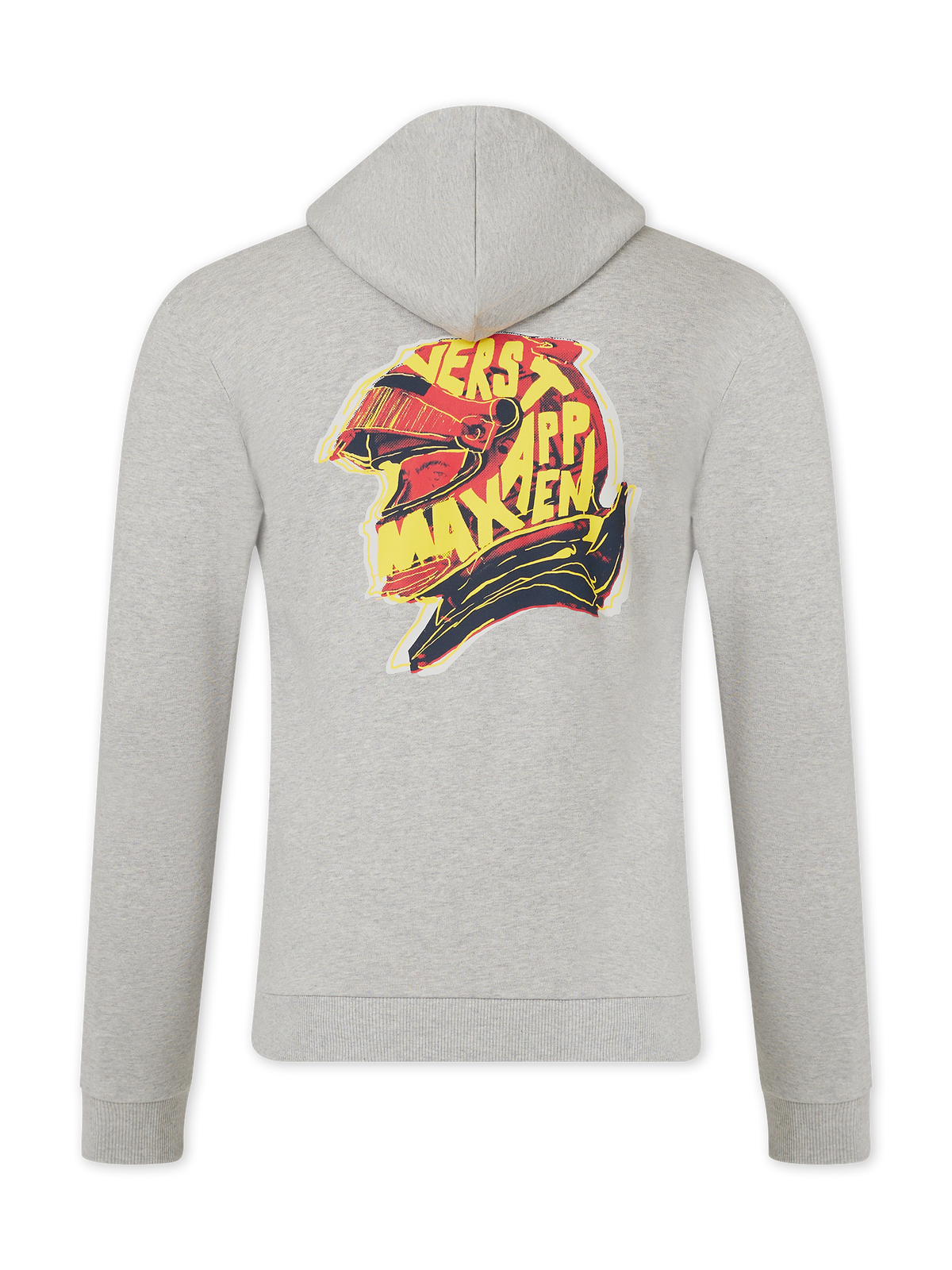 Max Verstappen Sweatjacke - Red Bull Racing F1 HELMET grau mit Reißverschluss