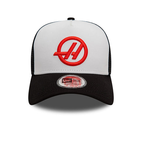 Haas F1 MoneyGram Cap EF mit großem Logo weiß