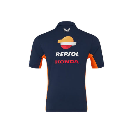 Repsol Honda MotoGP Team-Poloshirt mit Sponsorenlogos
