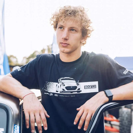 Sparco – Ford M-Sport WRC Freizeit-T-Shirt dunkelblau