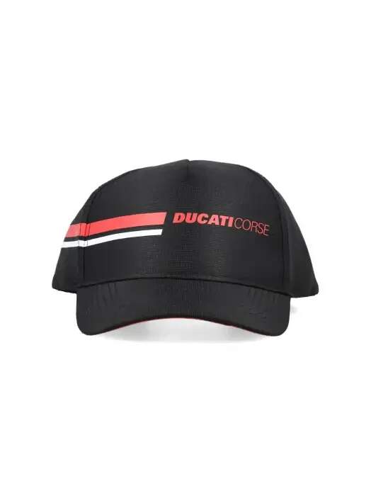 Ducati Corse Cap mit Logo schwarz