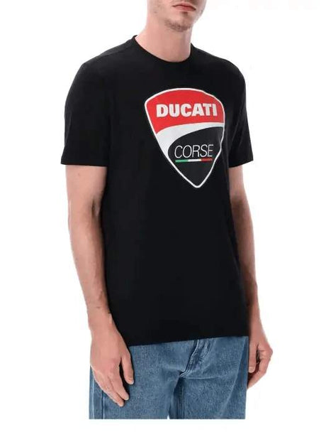 Ducati Corse T-Shirt mit Ducati-Logo schwarz