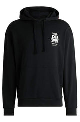 HUGO – Visa Cash App RB casual sweatshirt with BULL motif black