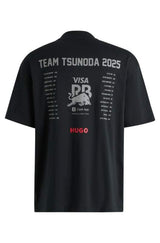 HUGO – Visa Cash App RB Fan-T-Shirt mit Yuki-Tsunoda-Motiv