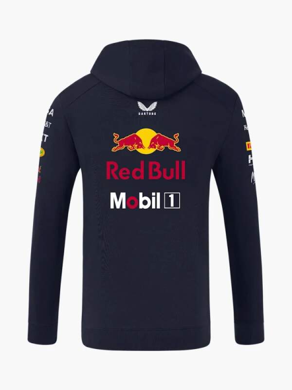 Oracle Red Bull Racing team hoodie with sponsor logos