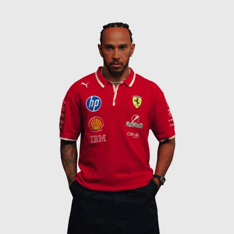 Scuderia Ferrari F1 2025 Team-Poloshirt SE China