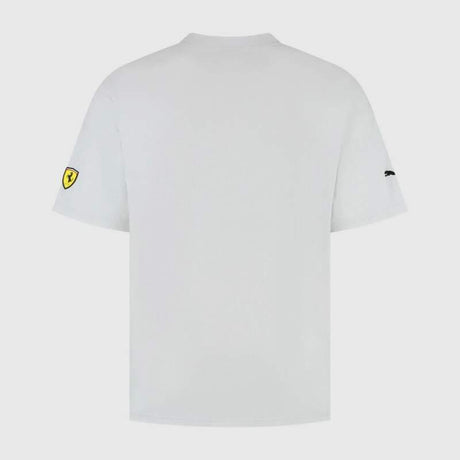 Scuderia Ferrari F1 Freizeit-T-Shirt mit SF-Motiv grau