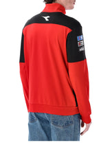 Ducati Lenovo Team Zip-Sweatshirt mit Sponsorenlogos – Rot