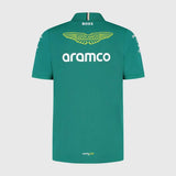 Aston Martin F1 Team Team-Poloshirt mit Sponsorenlogos