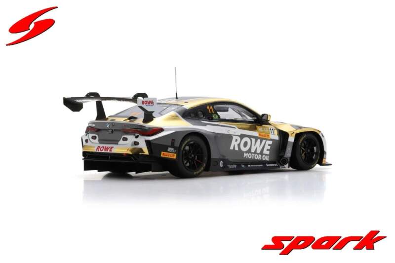 Modell Spark BMW M4 GT3 FIA GT Macau 2023 im Maßstab 1:18, Nr. 11