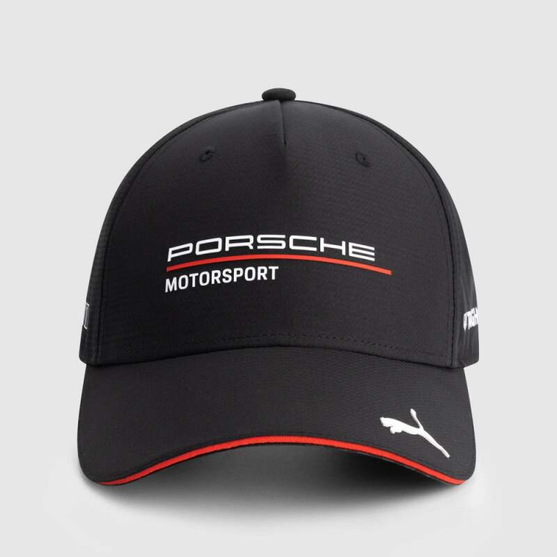 Porsche Motorsport Team Cap mit Sponsorenlogos schwarz