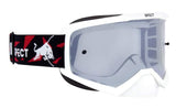 Red Bull Spect Motocrossbrille EVAN weiß mit klarem Glas
