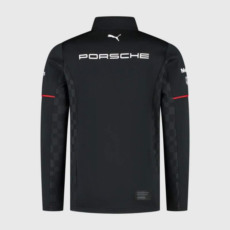 Porsche Motorsport team sweatshirt with sponsor logos