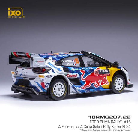 Modell IXO Ford Puma Rally1, WRC, Safari Rallye Kenia 2024, #16