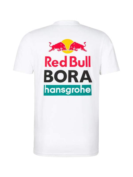 Red Bull Bora Hansgrohe fan T-shirt white with logo