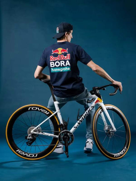 Red Bull Bora Hansgrohe fan T-shirt navy with logo