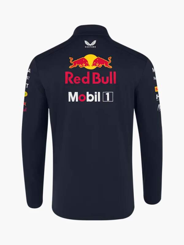 Oracle Red Bull Racing Team-Softshelljacke mit Sponsorenlogos