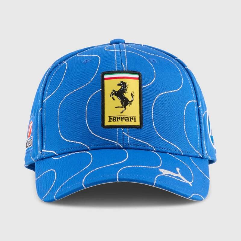 Scuderia Ferrari SE Monza team cap with sponsor logos