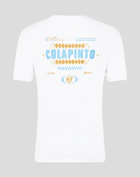 BWT Alpine F1 Team Franco Colapinto T-Shirt – Weiß