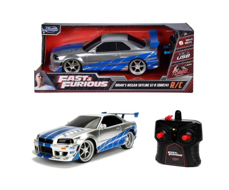 Ferngesteuertes Modell Fast & Furious Nissan Skyline