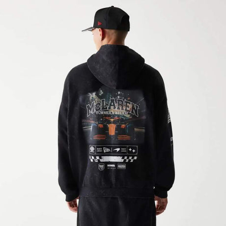 McLaren F1 Freizeit-Sweatjacke NE GRPHC schwarz washed
