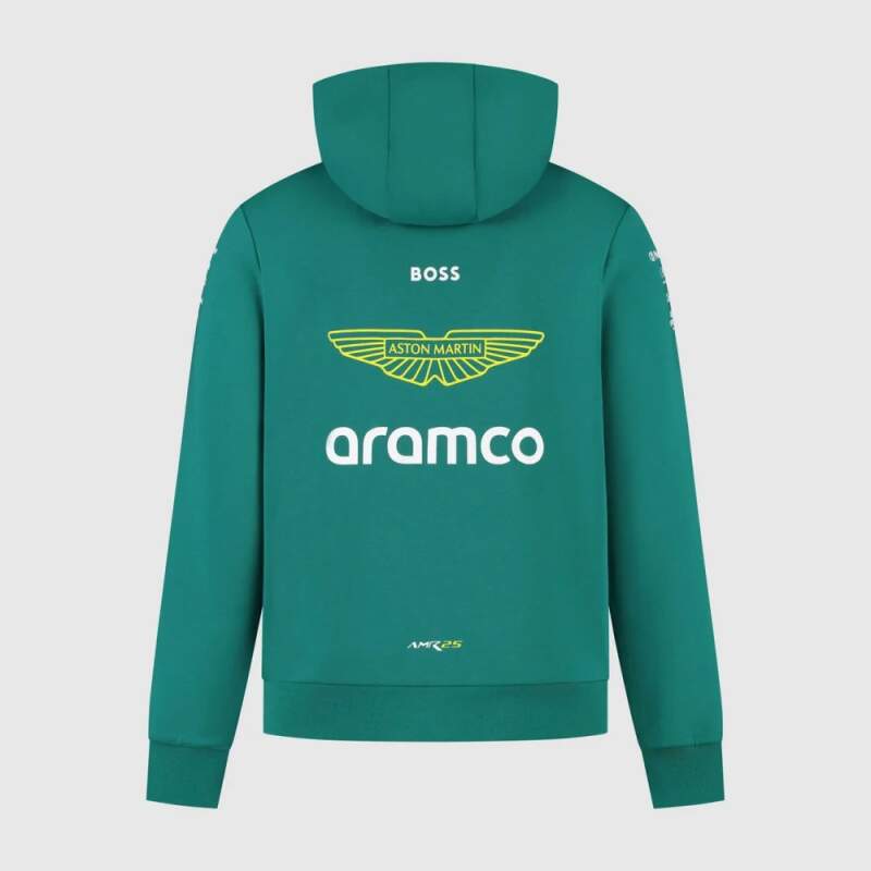 Aston Martin F1 Team team sweatshirt with sponsor logos