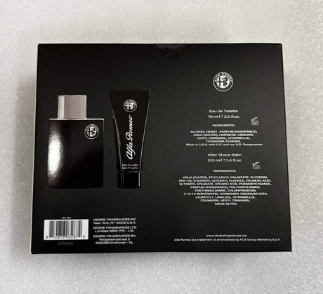 Alfa Romeo Black Eau de Toilette 75 ml + After Shave Balsam 100 ml Geschenkset