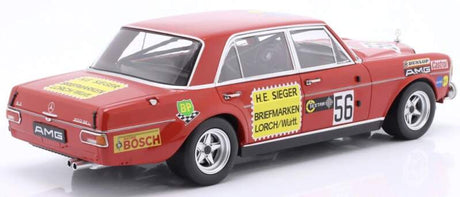 Model WERK83 1:18 Mercedes Benz 300 SEL 6.8 AMG #56 H. Heyer 200 Miles Nurburgring 1972