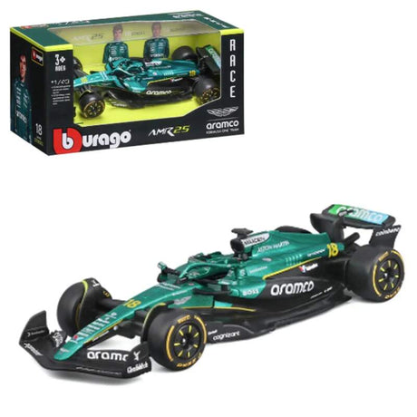 Modell Aston Martin F1 AMR25 BBurago #18 Lance Stroll 2025